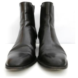 Saint Laurent-Wyatt Boots-Black