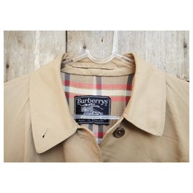 Burberry-impermeable mujer Buberry vintage sixties t 38-Beige