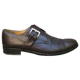 Sapatos de fivela Bruno Magli p 43 Castanho escuro