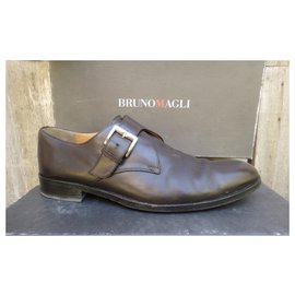 Bruno Magli-Sapatos de fivela Bruno Magli p 43-Castanho escuro