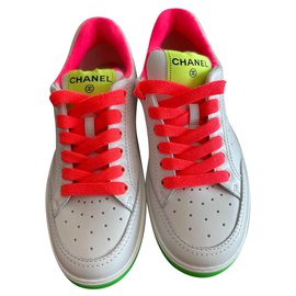 Chanel-Scarpe da ginnastica-Bianco