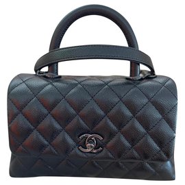 Chanel-Handbags-Black
