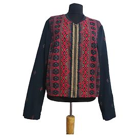 Veste Blazer Noa Noa en coton brodé Multicolore