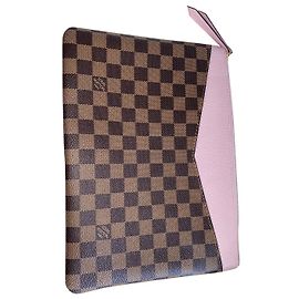 Pochette Louis Vuitton Daily Marron Rose Cuir Marron Rose