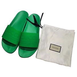 gucci zoccoli da uomo Sandali Verde
