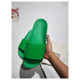 Gucci-gucci men's mules Sandals-Green