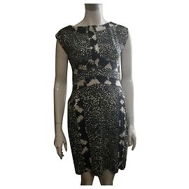 Vestido Stirling de seda Diane Von Furstenberg Multicolor Plata Multicolor