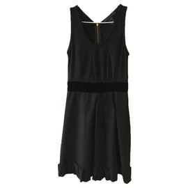Marc by Marc Jacobs-Black dress with velvet waist Marc by Marc Jacobs-Black