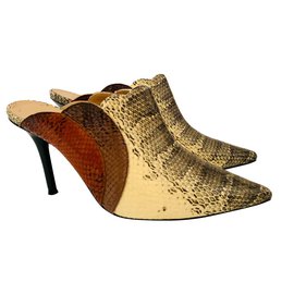 Chloé Mules Imprimé python