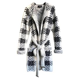 Chanel-2019 NOVO casaco Cardi com cinto-Multicor
