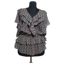Blusa Maison Scotch Multicolor Poliéster M Multicolor
