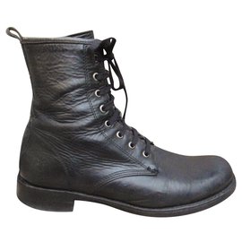 Frye-Frye Stiefel Modell Veronica Combat p 40,5-Schwarz