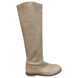 Autre Marque-weiche Stiefel Shabbies Amsterdam p 36-Beige