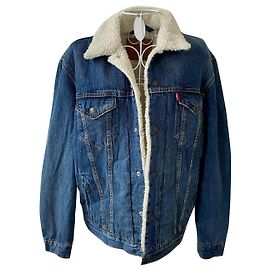 Levi's Jaqueta jeans forrada Levis Branco Azul