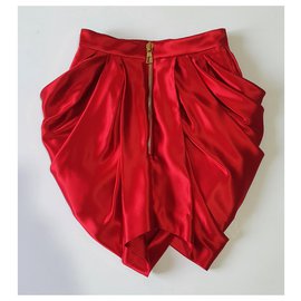 Balmain pour H&M-Skirts-Red