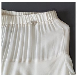 Twin Set-Pantalones, polainas-Blanco