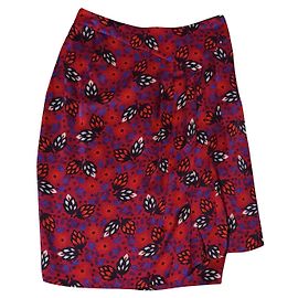 Saia midi de seda Armand Ventilo Multicor