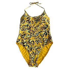 Costume intero Diane Von Furstenberg Nero Giallo Nero Giallo