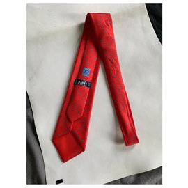 Hermès-Laços-Vermelho,Azul claro