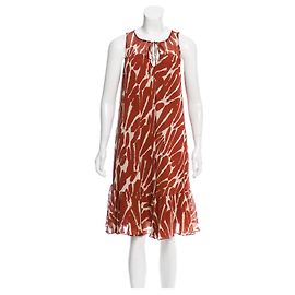 Robe Riah en soie Diane von Furstenberg imprimé abstrait Multicolore