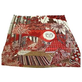 Hermès Châle «  acte III svène I la clairière «  Rouge