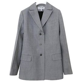 Loewe SS20 Blazer zum Binden Grau