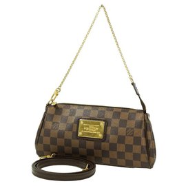 Louis Vuitton-LOUIS VUITTON clutch bag Eva Womens shoulder bag N55213 Brown-Brown