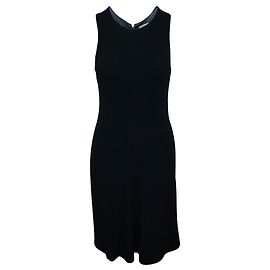 Calvin Klein Elegantes ärmelloses schwarzes Kleid Schwarz