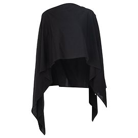 Lemaire Mantello asimmetrico Nero