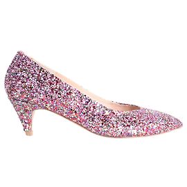 Bimba & Lola Bombas de Sequin Rosa Multicor