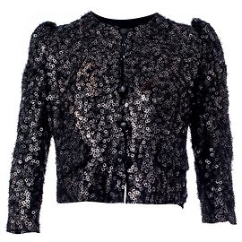 Robert Rodriguez Veste courte à sequins Métallisé