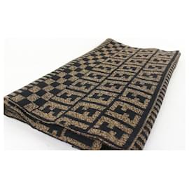 Fendi-Stripe Monogram FF Zucca Scarf-Other