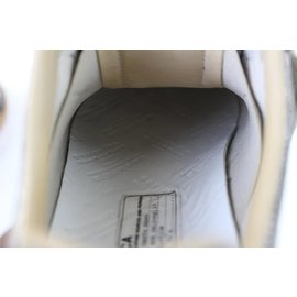 Maison Martin Margiela-Maison Martin Margiela Mens sz 40 Silver x Black Leather Replica Sneaker-Other
