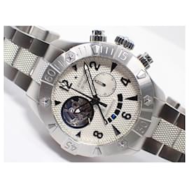 Zénith-ZENITH Defy classic opened Chrono silver Genuine goods Mens-Silvery