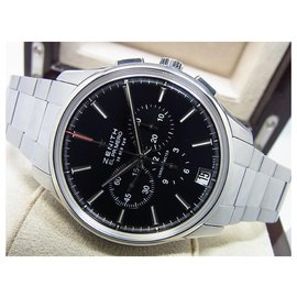 Zénith-ZENITH Captain El Primero Chronograph black Genuine goods Mens-Black