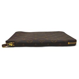 Louis Vuitton-Large Monogram Zip Around Organizer Cluch Bag-Other
