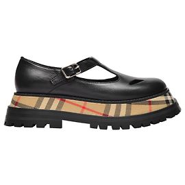 Burberry Derbies Aldwych en Cuir Grainé Noir Noir