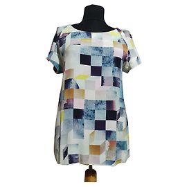 Cos Viscose Top Multi Color Size M Multiple colors