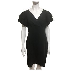 Love Moschino-Moschino dress with flutter sleeves-Black
