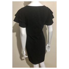 Love Moschino-Moschino Kleid mit flatternden Ärmeln-Schwarz