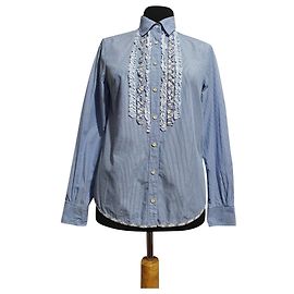 Brook Brothers Camisa Brooks Brothers de algodón a rayas azules Azul