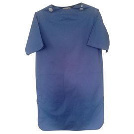 Vestido Marni de algodón azul Azul