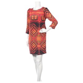 Robe Sandro en viscose multicolore Multicolore