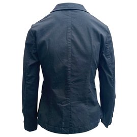 Nili Lotan-Nili Lotan Black Single Breasted Blazer-Black