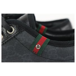 Gucci-Mens 9 US Black Supreme GG Web Sneaker-Other