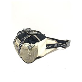 Chanel-Sports Line CC Logo Bum Bag Bolsa cintura Pouch Pack-Outro