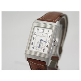 Jaeger Lecoultre-JAEGER-LECOULTRE REVERSO WATCH 270.8.62 GT LARGE SIZE MECHANICAL WATCH-Silvery