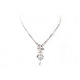 Hermès COLAR DE ÂNCORA AMULETA HERMES 41CM SOLID SILVER 8.5COLAR DE PRATA GR ANCHOR Prata