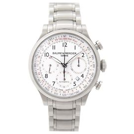 Relógio Baume & Mercier 65726 CAPELAND 42 RELÓGIO CAIXA DE AÇO AUTOMÁTICO MM Prata