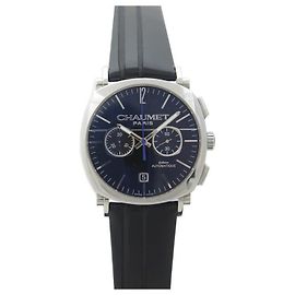 RELÓGIO CHAUMET DANDY 1229 Cronógrafo 40 RELÓGIO DE AÇO AUTOMÁTICO MM Prata